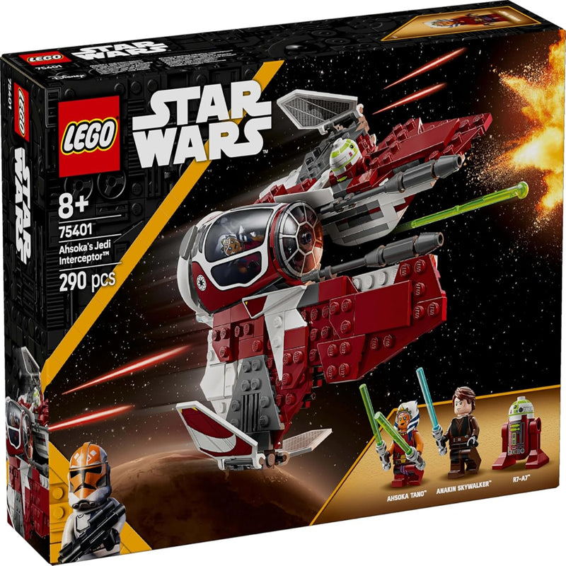 Lego 75401 Star Wars Ahsoka's Jedi Interceptor ( 290 Pieces )