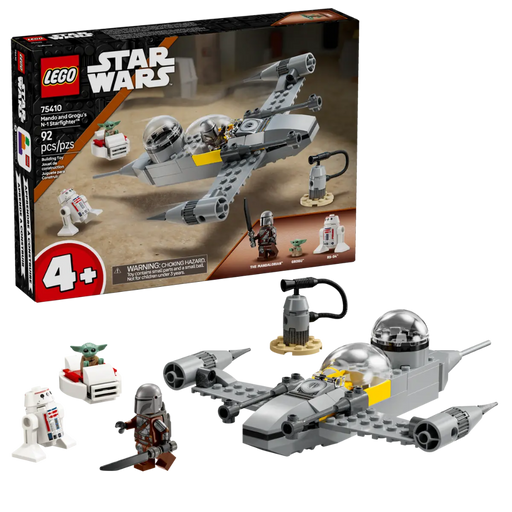 Lego 75410 Star Wars Mando and Grogu's N-1 Starfighter (92 Pieces)-Construction-LEGO-Toycra