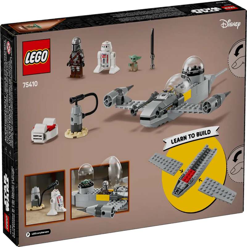 Lego 75410 Star Wars Mando and Grogu's N-1 Starfighter (92 Pieces)