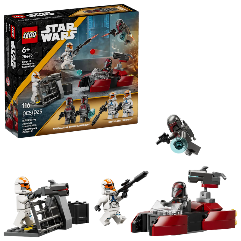 Lego 75449 Star Wars Siege Of Mandalore Battle Pack (116 Pieces)