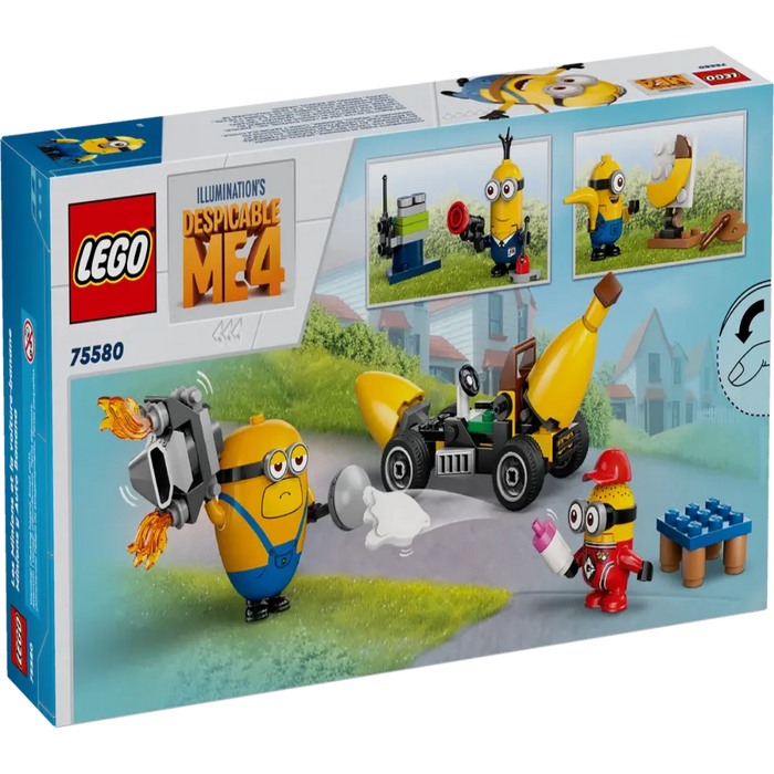 Lego 75580 Despicable Me Minions And Banana Car (136 Pieces)-Construction-LEGO-Toycra