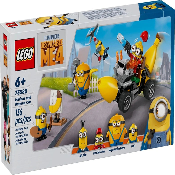 Lego 75580 Despicable Me Minions And Banana Car (136 Pieces)-Construction-LEGO-Toycra