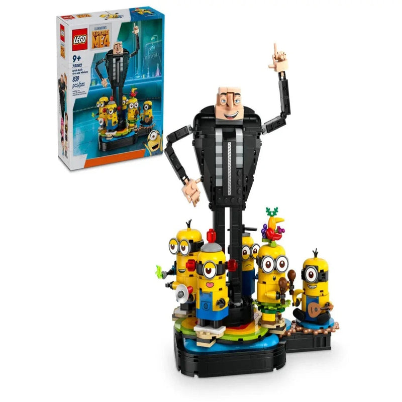 Lego 75582 Despicable Me Brick-Built Gru And Minions (839 Pieces)