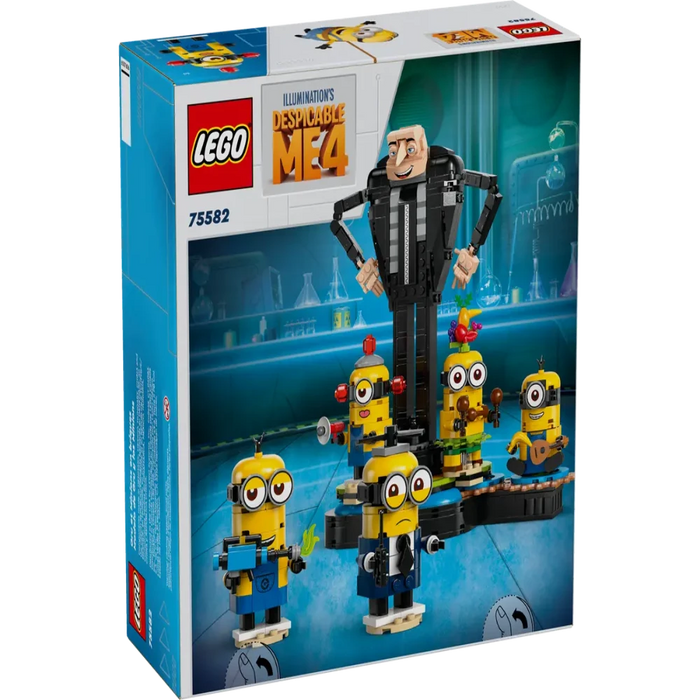 Lego 75582 Despicable Me Brick-Built Gru And Minions (839 Pieces)-Construction-LEGO-Toycra