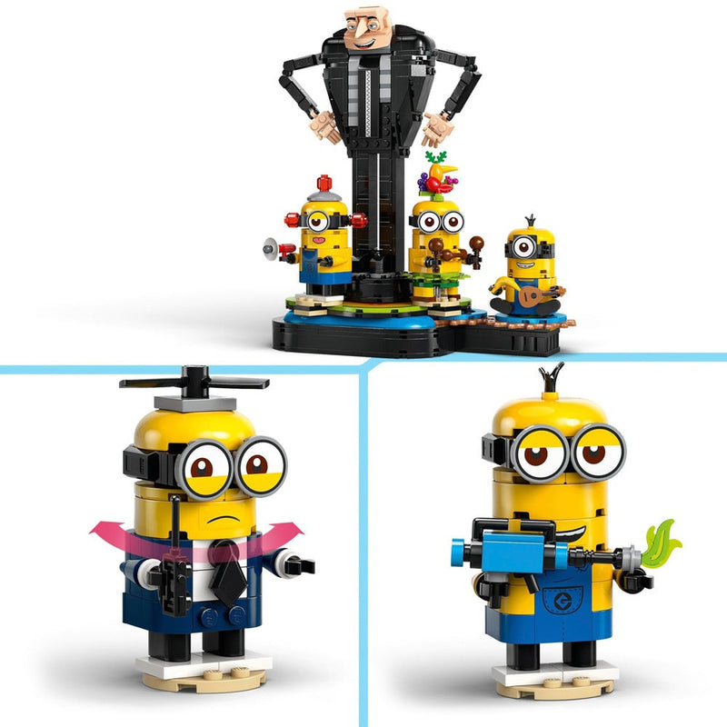 Lego 75582 Despicable Me Brick-Built Gru And Minions (839 Pieces)