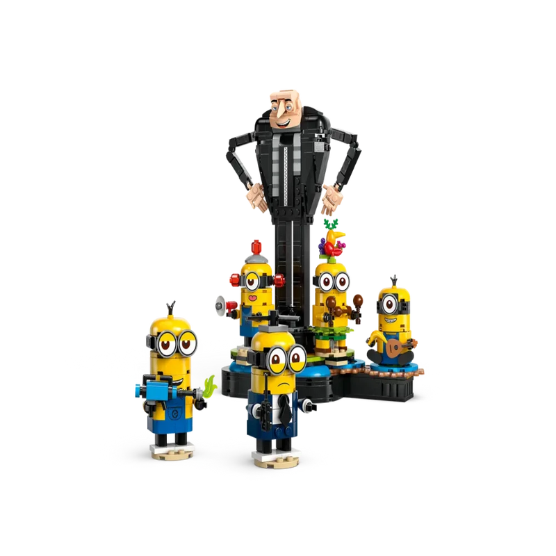 Lego 75582 Despicable Me Brick-Built Gru And Minions (839 Pieces)