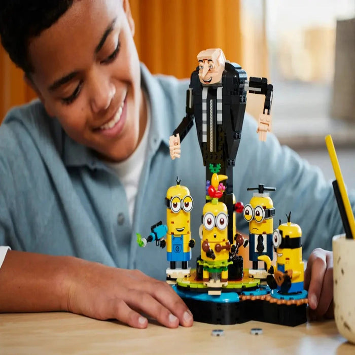 Lego 75582 Despicable Me Brick-Built Gru And Minions (839 Pieces)-Construction-LEGO-Toycra