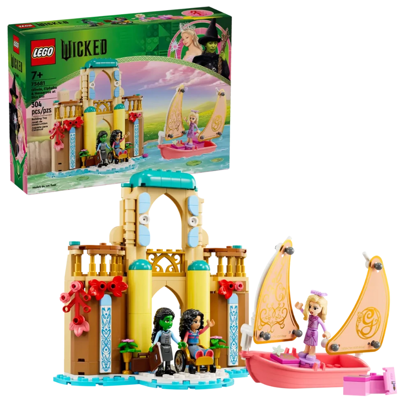 Lego 75681 Wicked Glinda, Elphaba & Nessarose At Shiz University (304 Pieces)