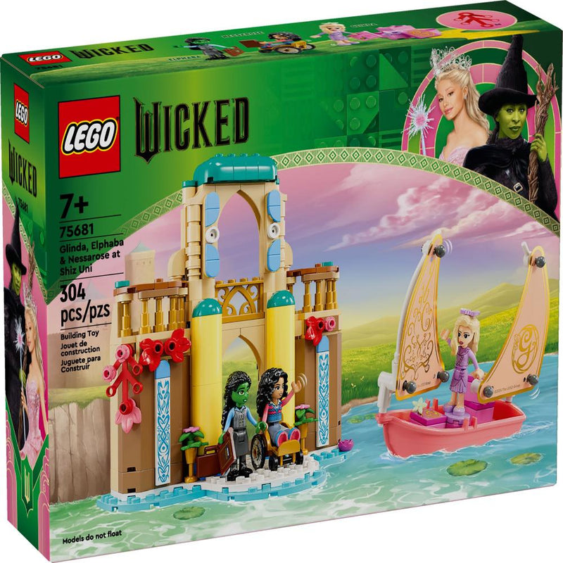 Lego 75681 Wicked Glinda, Elphaba & Nessarose At Shiz University (304 Pieces)