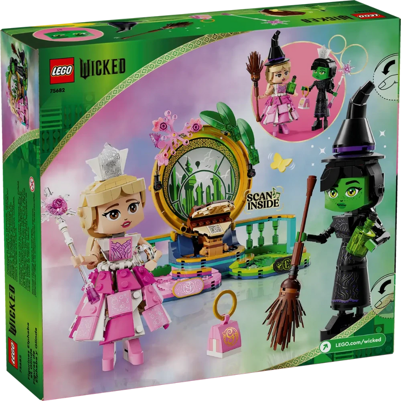 Lego 75682 Wicked Elphaba & Glinda Figures (558 Pieces)