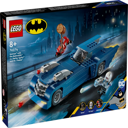 Lego 76274 Super Heroes Batman With The Batmobile Vs. Harley Quinn And Mr. Freeze (435 Pieces)-Construction-LEGO-Toycra