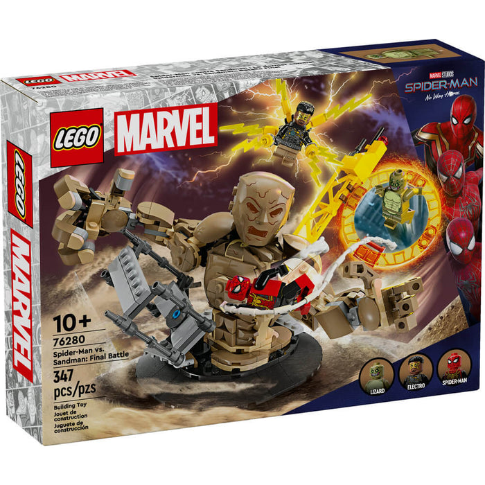 Lego 76280 Marvel Spider-Man vs. Sandman : Final Battle - 347 Pieces-Construction-LEGO-Toycra
