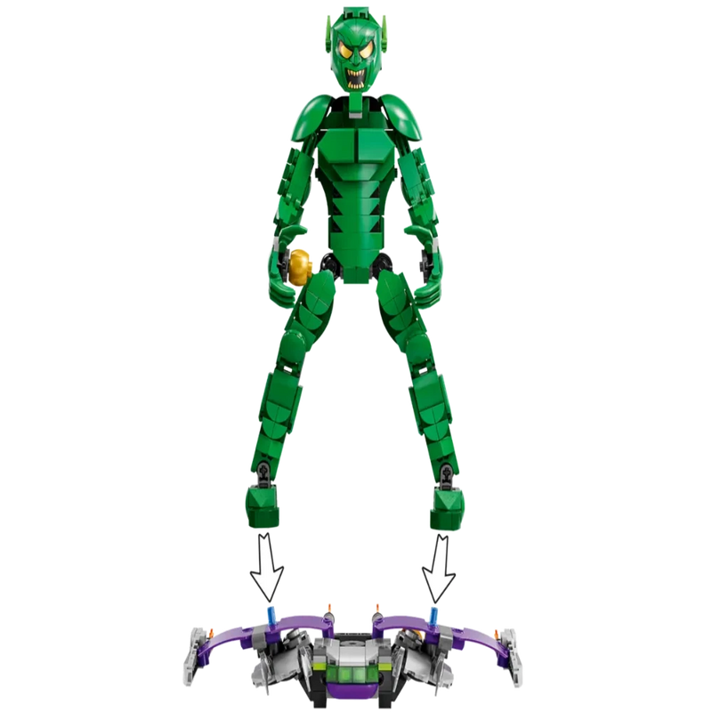 Lego 76284 Super Heroes Green Goblin Construction Figure (471 Pieces)