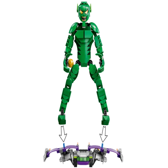 Lego 76284 Super Heroes Green Goblin Construction Figure (471 Pieces)-Construction-LEGO-Toycra