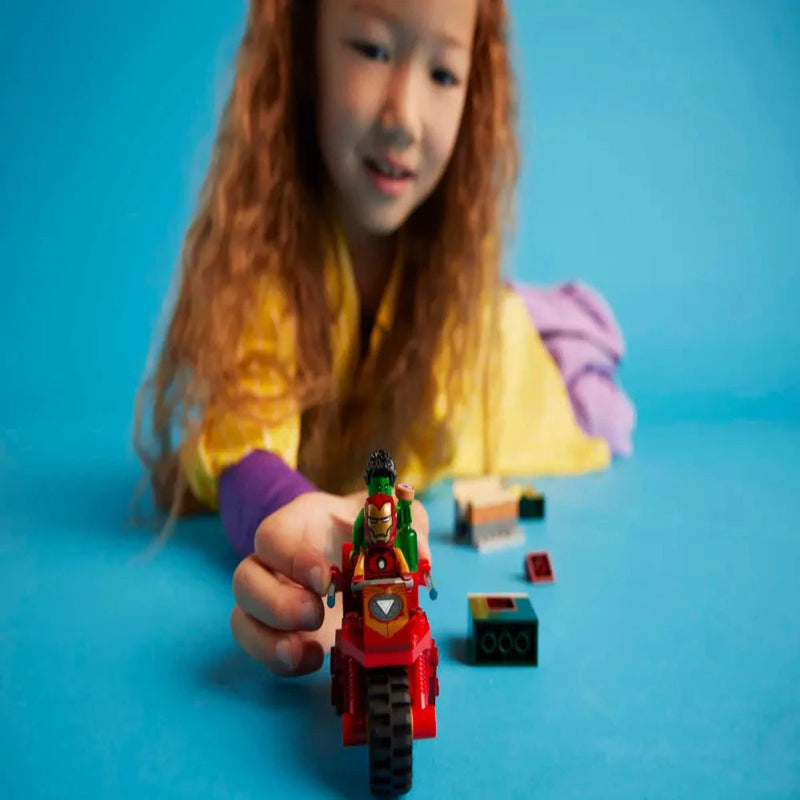Lego 76287 Marvel Iron Man With Bike And The Hulk (68 Pieces)