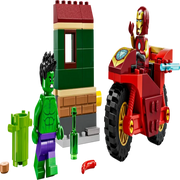 Lego 76287 Marvel Iron Man With Bike And The Hulk (68 Pieces)