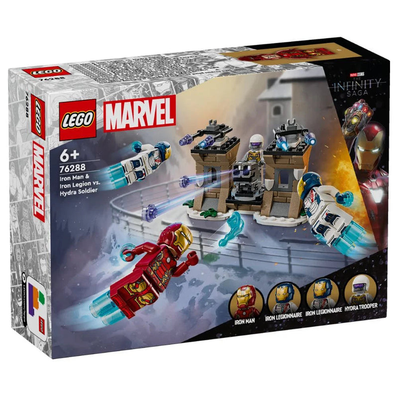 Lego 76288 Super Heroes Marvel Iron Man & Iron Legion Vs. Hydra Soldier (135 Pieces)