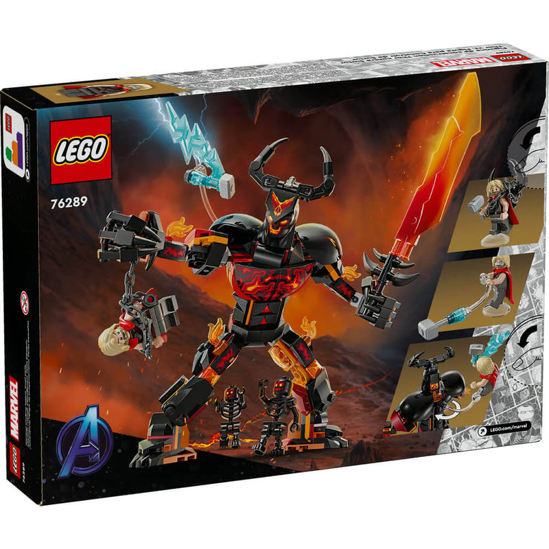 Lego 76289 Super Heroes Marvel Thor vs. Surtur Construction Figure (245 Pieces)