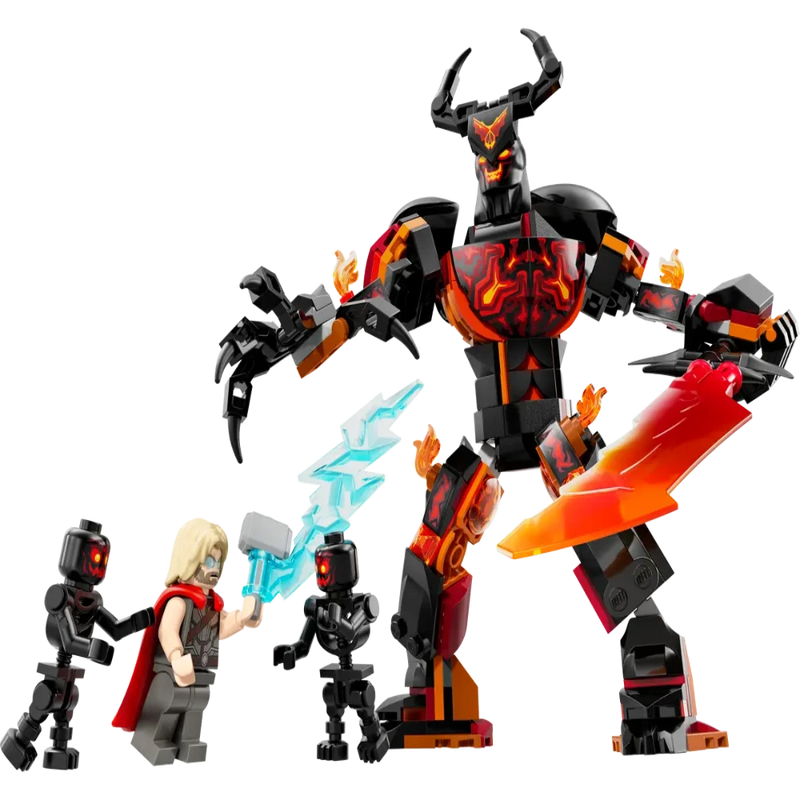 Lego 76289 Super Heroes Marvel Thor vs. Surtur Construction Figure (245 Pieces)