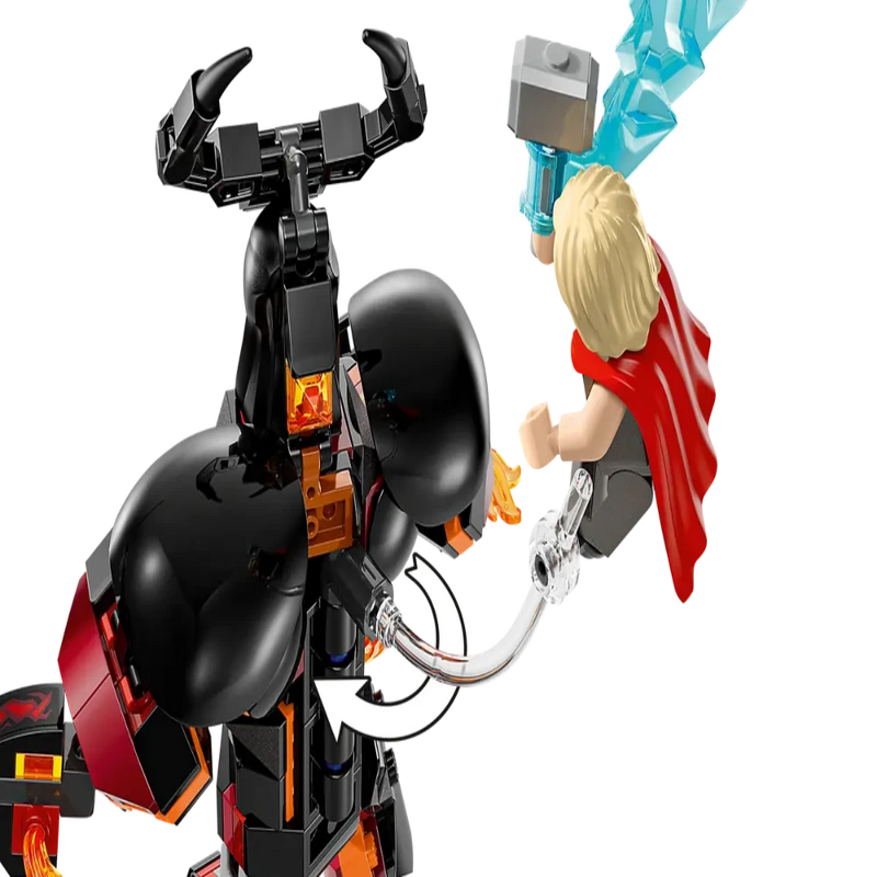 Lego 76289 Super Heroes Marvel Thor vs. Surtur Construction Figure (245 Pieces)