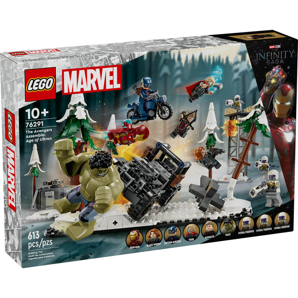 Lego 76291 Super Heroes Marvel The Avengers Assemble Age of Ultron (613  Pieces)