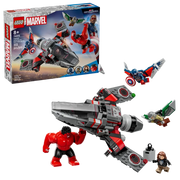 Lego 76292 Super Heroes Marvel Captain America Vs. Red Hulk Battle (223 Pieces)