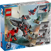 Lego 76292 Super Heroes Marvel Captain America Vs. Red Hulk Battle (223 Pieces)