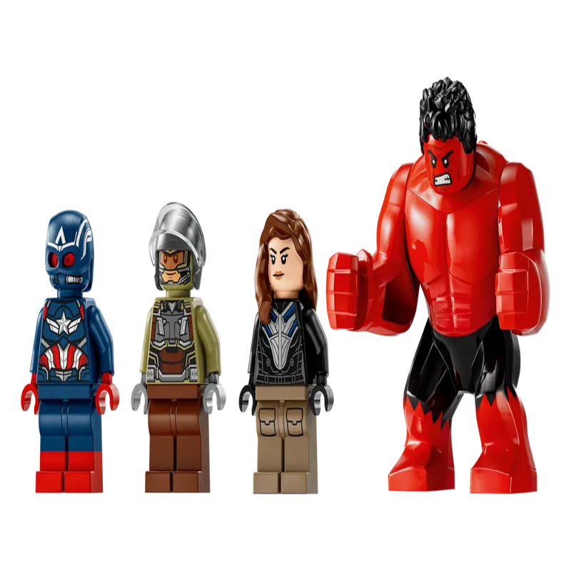 Lego 76292 Super Heroes Marvel Captain America Vs. Red Hulk Battle (223 Pieces)