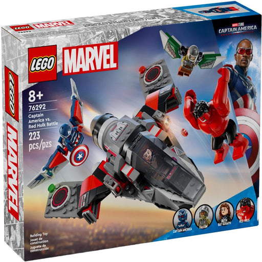 Lego 76292 Super Heroes Marvel Captain America Vs. Red Hulk Battle (223 Pieces)-Construction-LEGO-Toycra