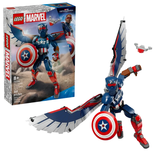 Lego 76296 Super Heroes Marvel New Captain America Construction Figure (359 Pieces)-Construction-LEGO-Toycra