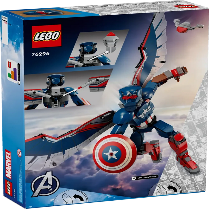 Lego 76296 Super Heroes Marvel New Captain America Construction Figure ...