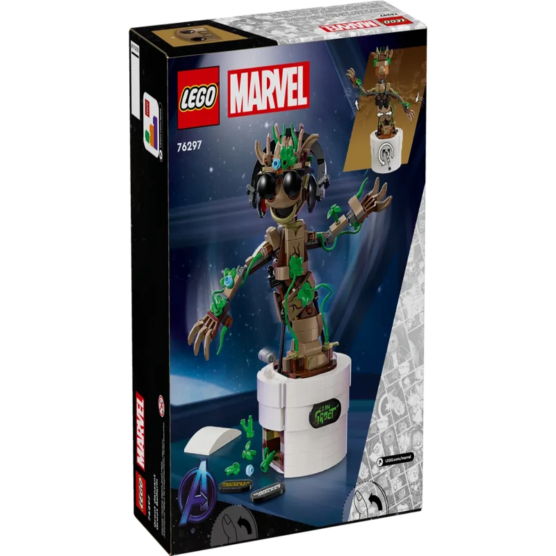 Lego 76297 Super Heroes Marvel Dancing Groot (459 Pieces)-Construction-LEGO-Toycra