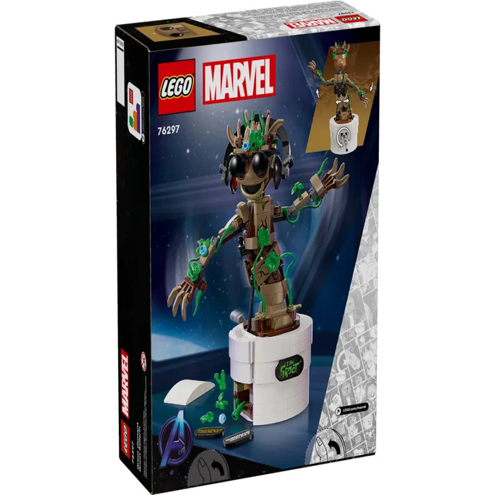 Lego 76297 Super Heroes Marvel Dancing Groot (459 Pieces)-Construction-LEGO-Toycra