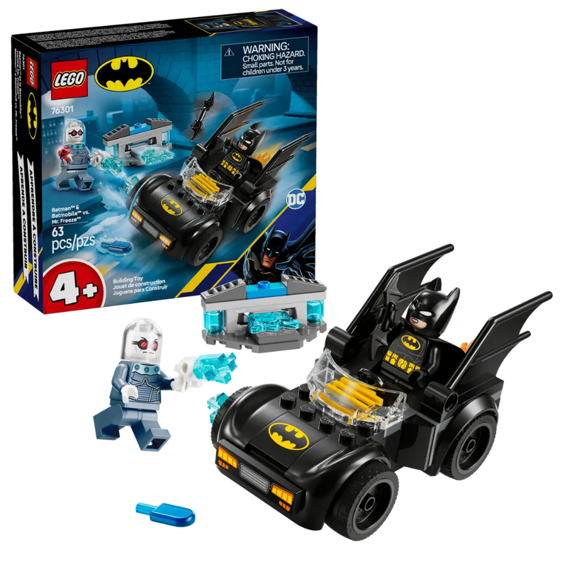 Lego 76301 DC Batman & Batmobile Vs. Mr. Freeze ( 63 Pieces )