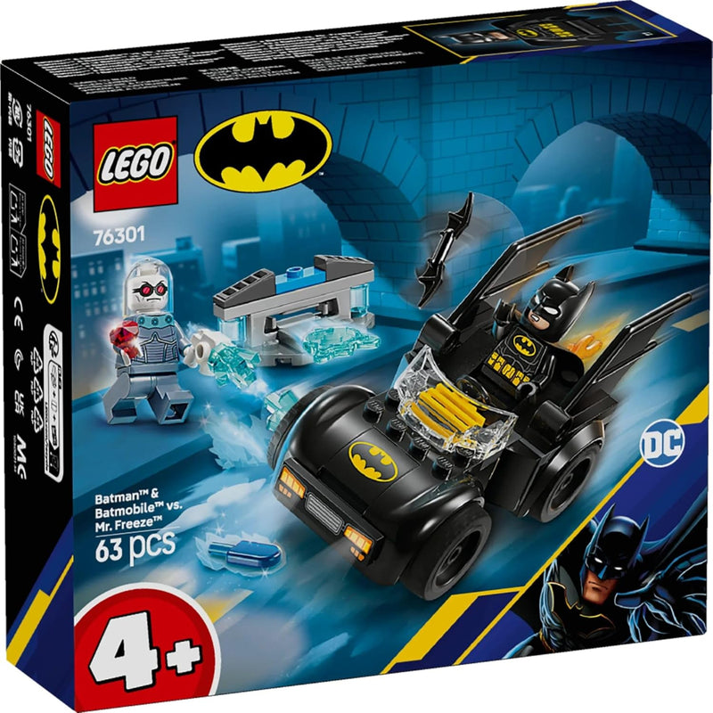Lego 76301 DC Batman & Batmobile Vs. Mr. Freeze ( 63 Pieces )