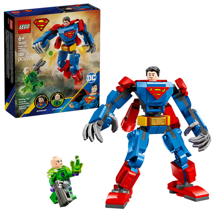 Lego 76302 Super Heroes DC Superman Mech Vs. Lex Luthor (120 Pieces)-Construction-LEGO-Toycra