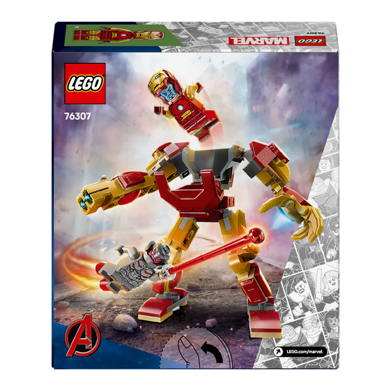 Lego 76307 Super Heroes Marvel Iron Man Mech Vs. Ultron (101 Pieces)