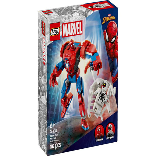 Lego 76308 Marvel Spider-Man Mech vs. Anti-Venom (107 Pieces)-Construction-LEGO-Toycra