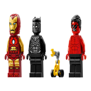 Lego 76310 Super Heroes Marvel Iron Man Car & Black Panther Vs. Red Hulk (295 Pieces)
