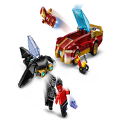 Lego 76310 Super Heroes Marvel Iron Man Car & Black Panther Vs. Red Hulk (295 Pieces)