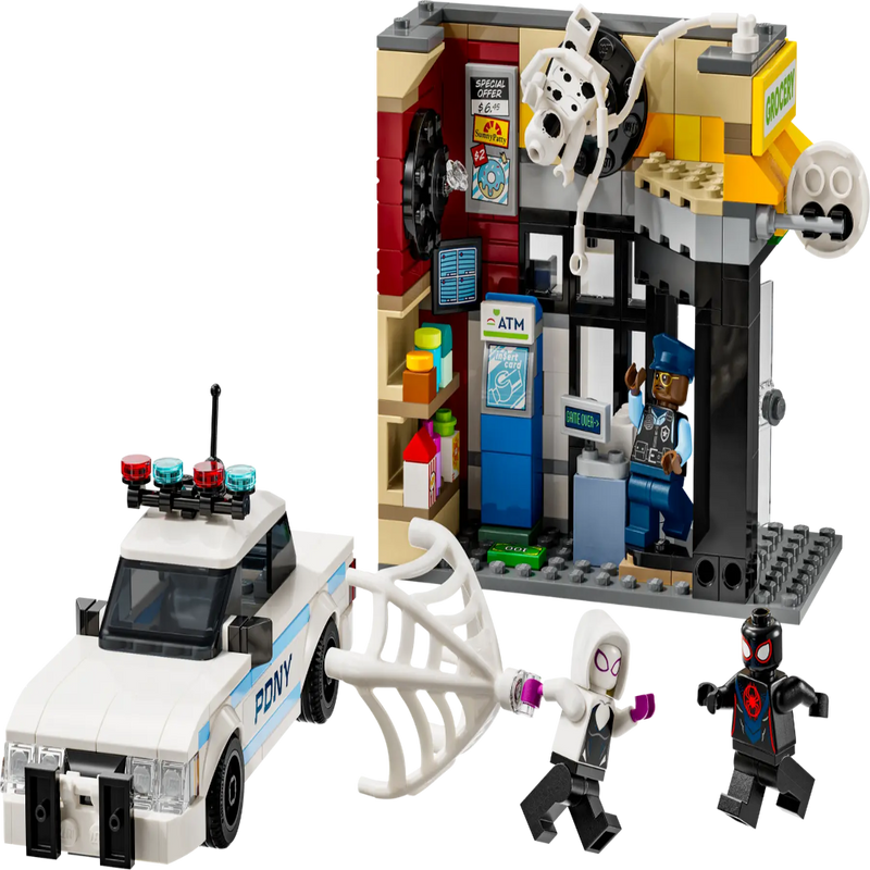 Lego 76311 Marvel Spider-Verse Miles Morales Vs. The Spot (375 Pieces)