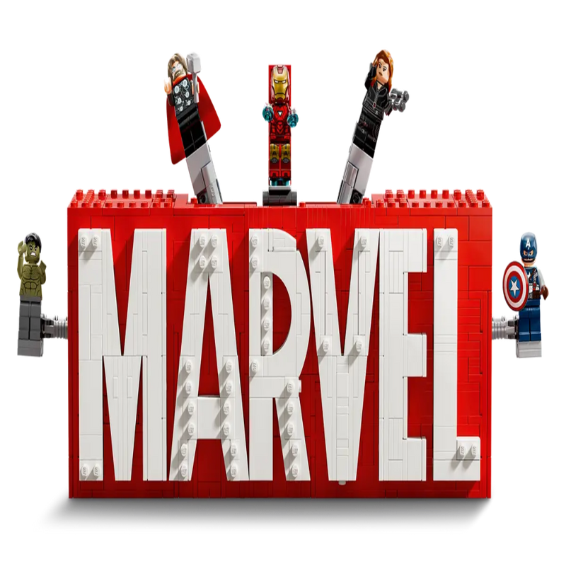 Lego 76313 Marvel Logo & Minifigures ( 931 Pieces )