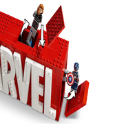 Lego 76313 Marvel Logo & Minifigures ( 931 Pieces )