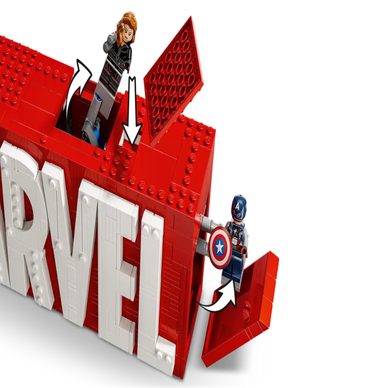 Lego 76313 Marvel Logo & Minifigures ( 931 Pieces )