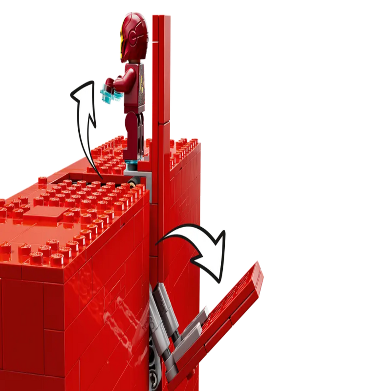 Lego 76313 Marvel Logo & Minifigures ( 931 Pieces )