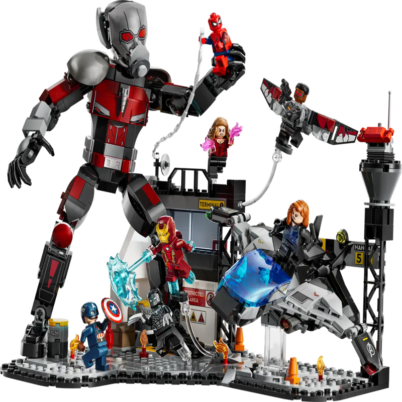 Lego 76314 Marvel Captain America: Civil War Action Battle ( 736 Pieces )