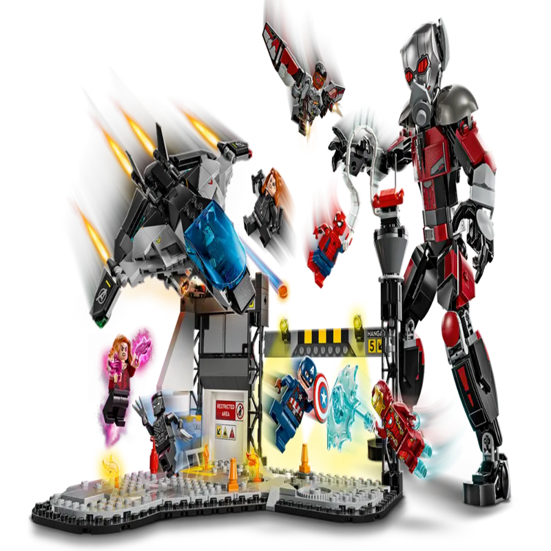 Lego 76314 Marvel Captain America: Civil War Action Battle ( 736 Pieces )