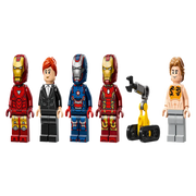 Lego 76315 Super Heroes Marvel Iron Man's Laboratory: Hall of Armor (384Pieces)