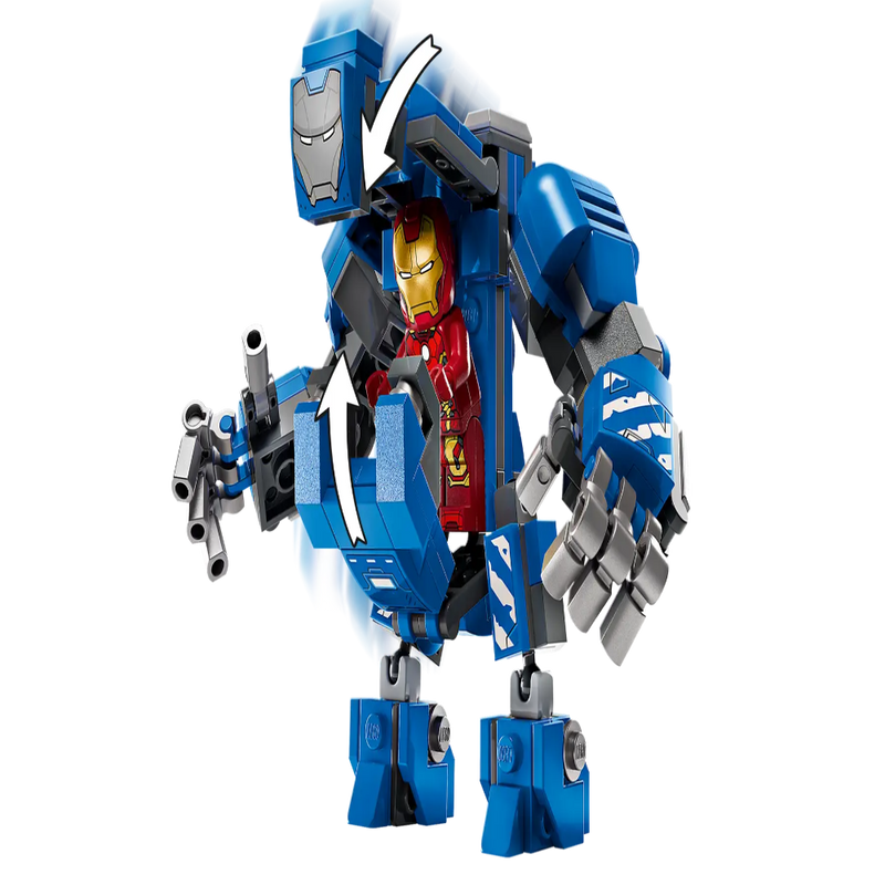 Lego 76315 Super Heroes Marvel Iron Man's Laboratory: Hall of Armor (384Pieces)