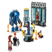 Lego 76315 Super Heroes Marvel Iron Man's Laboratory: Hall of Armor (384Pieces)